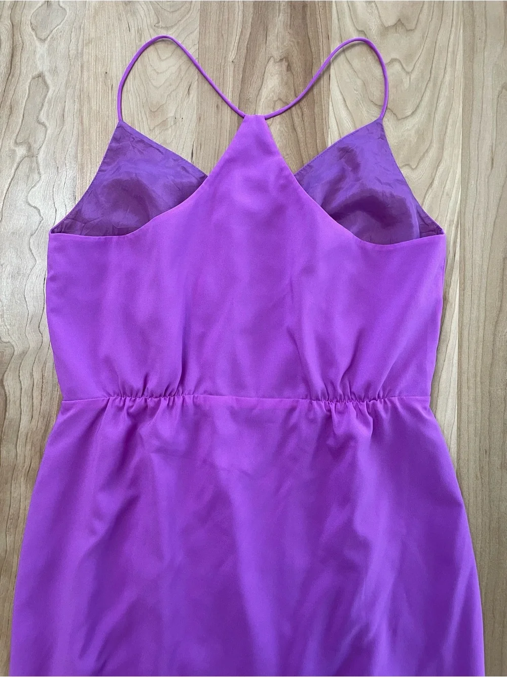 J. Crew Fuchsia Spaghetti Strap Racerback Sheath Dress Size 10P